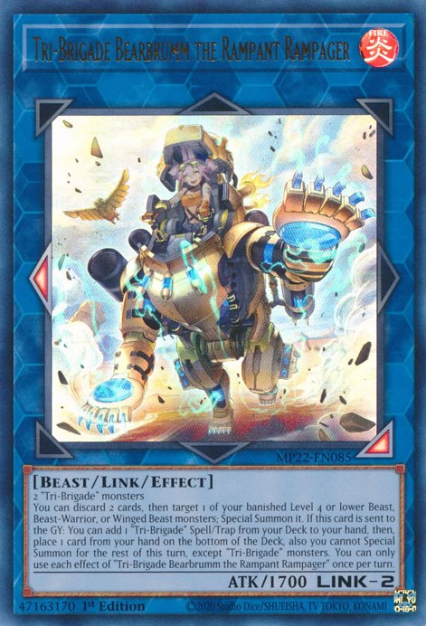 Tri-Brigade Bearbrumm the Rampant Rampager [MP22-EN085] Ultra Rare | Jomio and Rueliete's Cards and Comics
