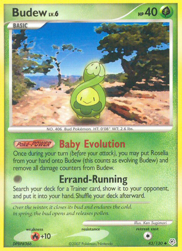 Budew (43/130) [Diamond & Pearl: Base Set] | Jomio and Rueliete's Cards and Comics