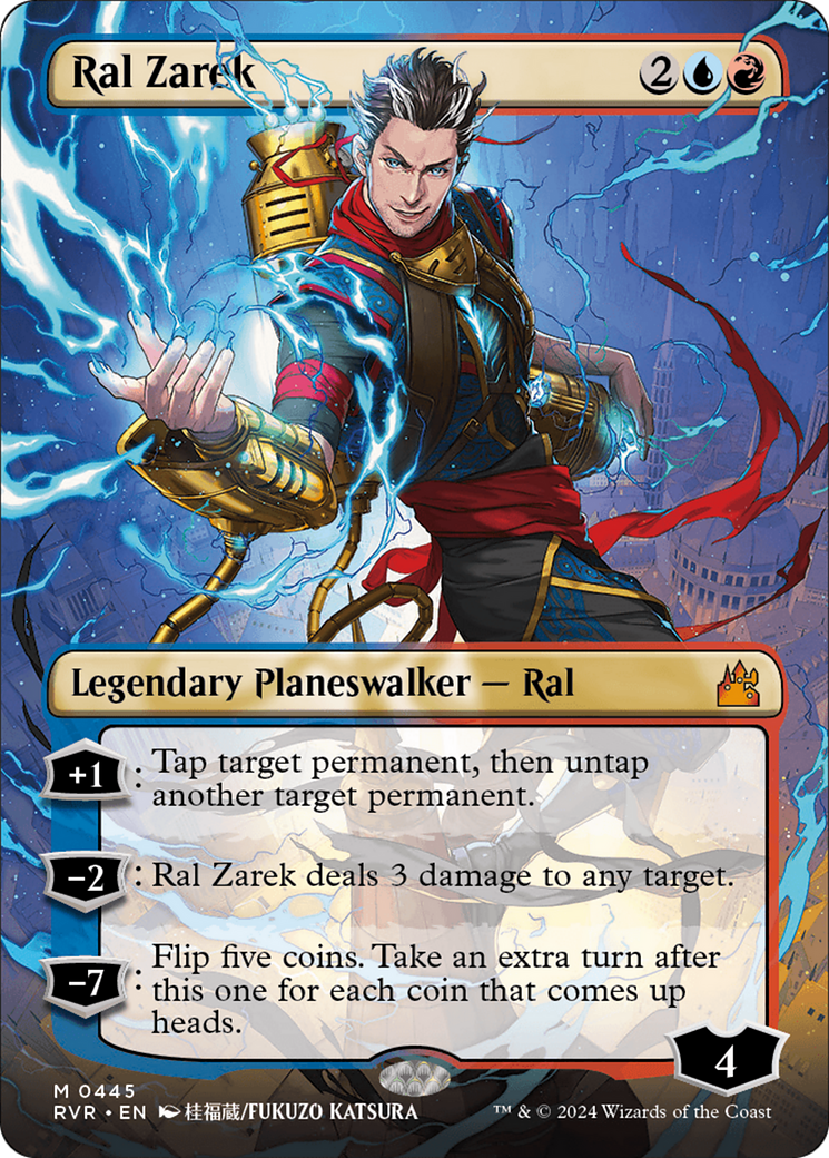 Ral Zarek (Anime Borderless) [Ravnica Remastered] | Jomio and Rueliete's Cards and Comics