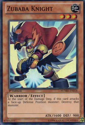 Zubaba Knight [NUMH-EN016] Super Rare | Jomio and Rueliete's Cards and Comics