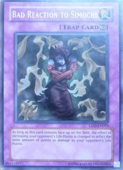 Bad Reaction to Simochi [LOD-EN093] Common | Jomio and Rueliete's Cards and Comics