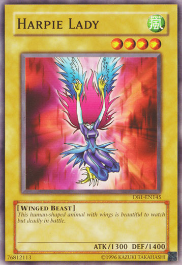 Harpie Lady [DB1-EN145] Common | Jomio and Rueliete's Cards and Comics