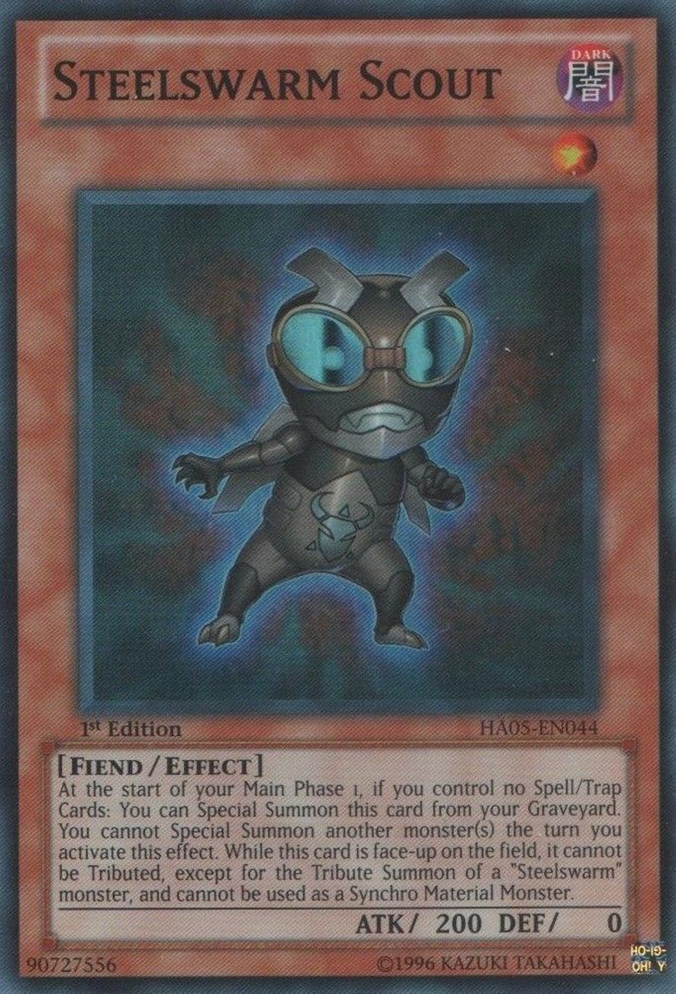 Steelswarm Scout [HA05-EN044] Super Rare | Jomio and Rueliete's Cards and Comics