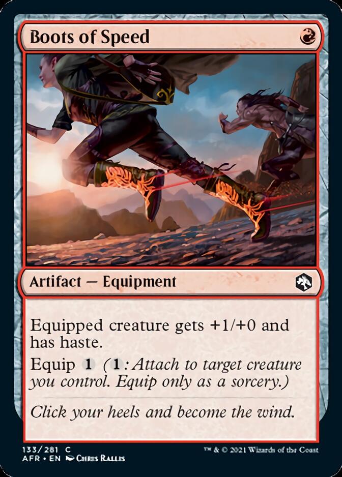 Boots of Speed [Dungeons & Dragons: Adventures in the Forgotten Realms] | Jomio and Rueliete's Cards and Comics