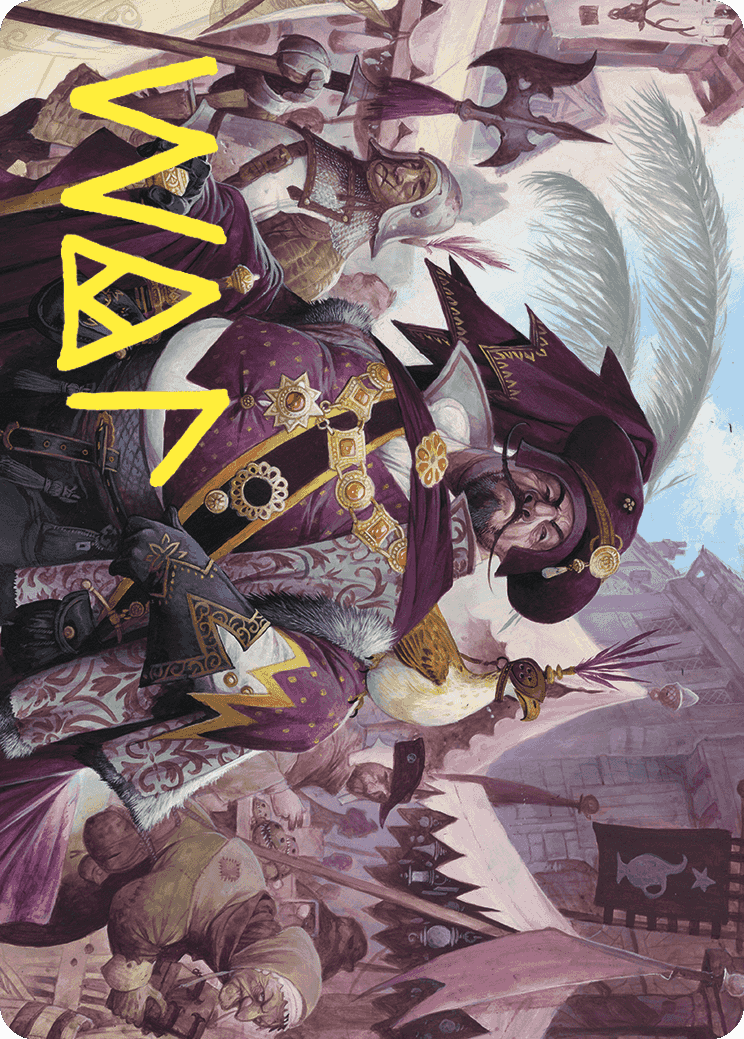 Discerning Financier Art Card (Gold-Stamped Signature) [Wilds of Eldraine Art Series] | Jomio and Rueliete's Cards and Comics