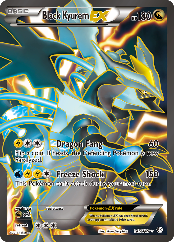 Black Kyurem EX (145/149) [Black & White: Boundaries Crossed] | Jomio and Rueliete's Cards and Comics