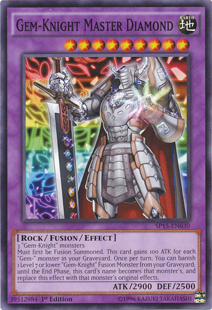 Gem-Knight Master Diamond [SP15-EN030] Common | Jomio and Rueliete's Cards and Comics