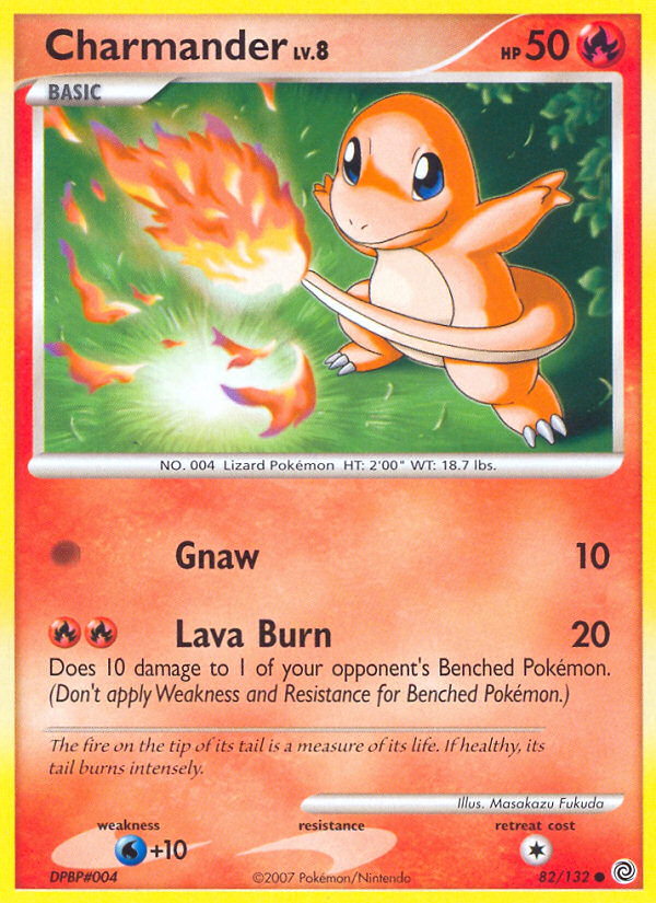 Charmander (82/132) [Diamond & Pearl: Secret Wonders] | Jomio and Rueliete's Cards and Comics