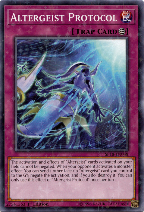 Altergeist Protocol (Starfoil) [SP18-EN048] Starfoil Rare | Jomio and Rueliete's Cards and Comics