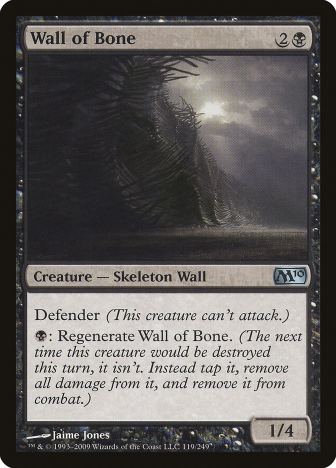 Wall of Bone [Magic 2010] | Jomio and Rueliete's Cards and Comics