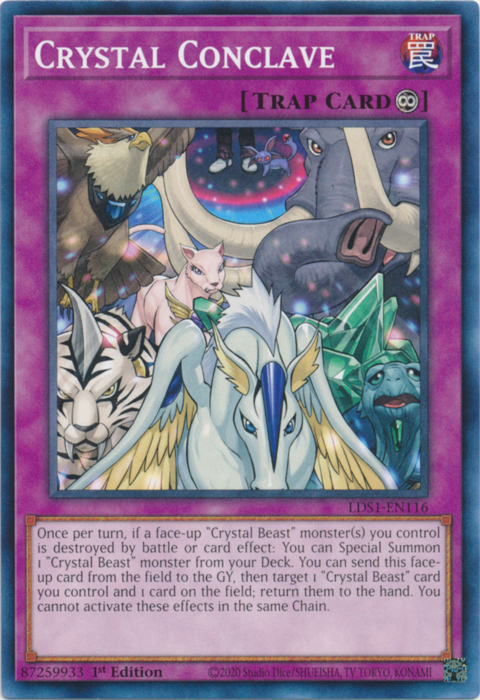 Crystal Conclave [LDS1-EN116] Common | Jomio and Rueliete's Cards and Comics
