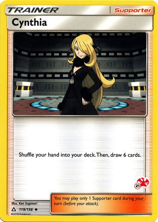 Cynthia (119/156) (Charizard Stamp #21) [Battle Academy 2020] | Jomio and Rueliete's Cards and Comics