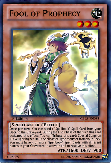 Fool of Prophecy [CBLZ-EN035] Super Rare | Jomio and Rueliete's Cards and Comics