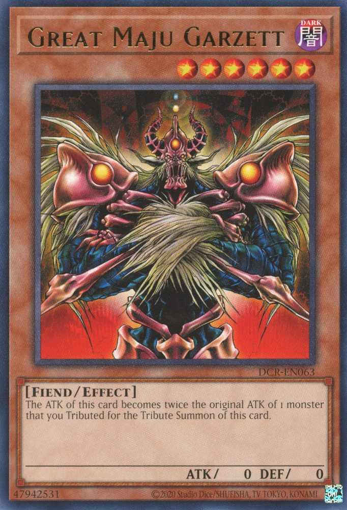Great Maju Garzett [DCR-EN063] Rare | Jomio and Rueliete's Cards and Comics