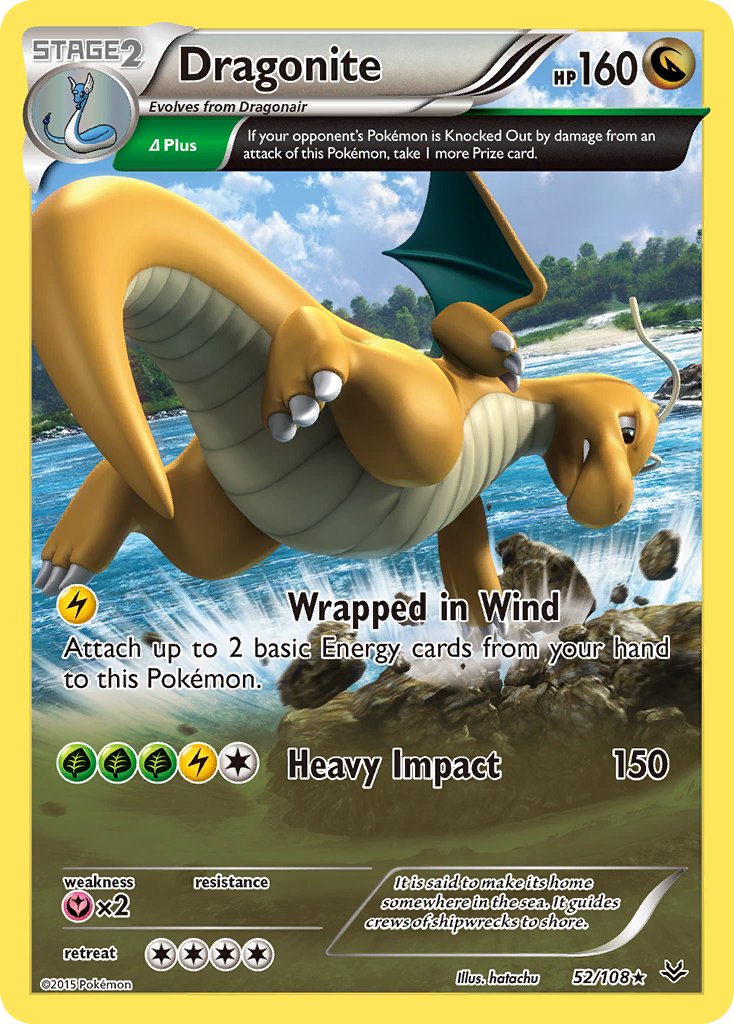 Dragonite (52/108) (Theme Deck Exclusive) [XY: Roaring Skies] | Jomio and Rueliete's Cards and Comics