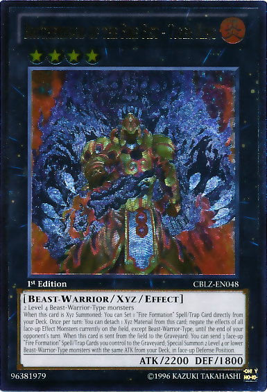 Brotherhood of the Fire Fist - Tiger King (UTR) [CBLZ-EN048] Ultimate Rare | Jomio and Rueliete's Cards and Comics