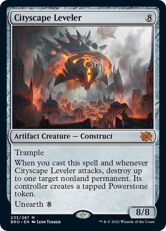 Cityscape Leveler [The Brothers' War] | Jomio and Rueliete's Cards and Comics