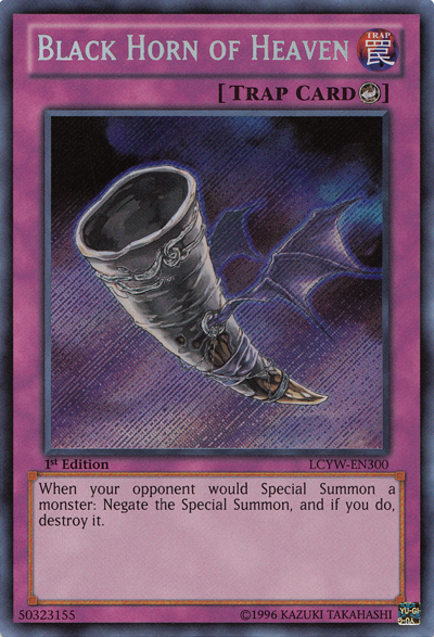 Black Horn of Heaven [LCYW-EN300] Secret Rare | Jomio and Rueliete's Cards and Comics