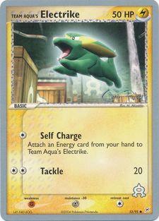 Team Aqua's Electrike (53/95) (Blaziken Tech - Chris Fulop) [World Championships 2004] | Jomio and Rueliete's Cards and Comics