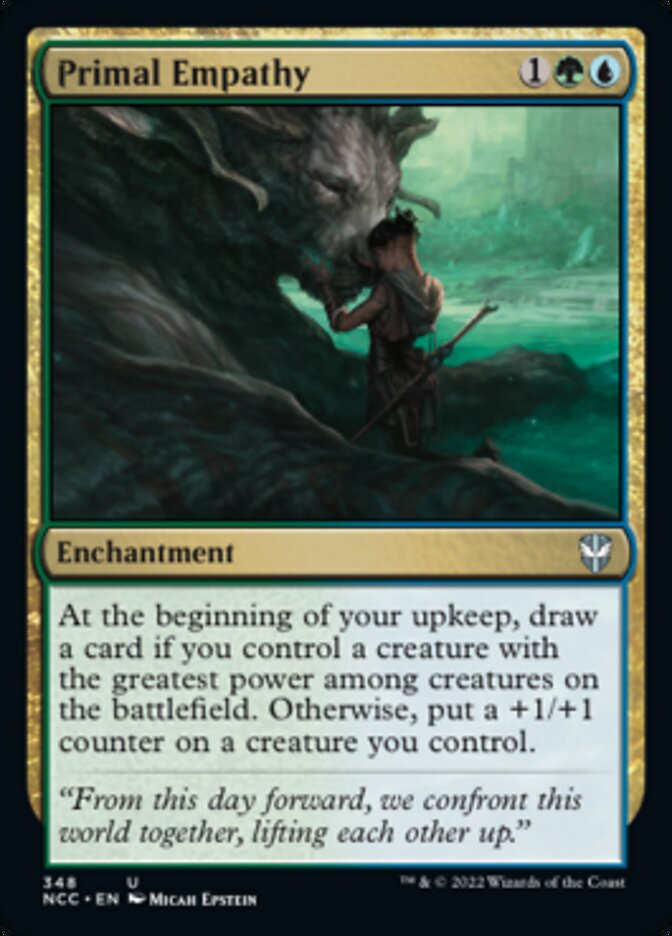 Primal Empathy [Streets of New Capenna Commander] | Jomio and Rueliete's Cards and Comics