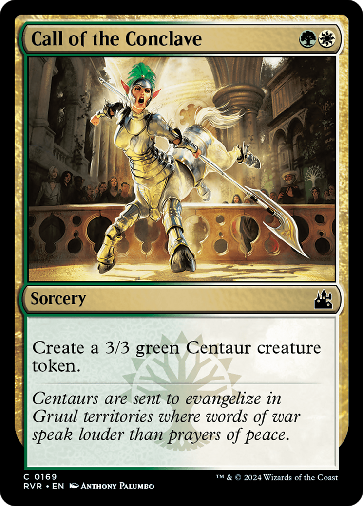 Call of the Conclave [Ravnica Remastered] | Jomio and Rueliete's Cards and Comics