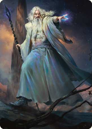 Saruman of Many Colors Art Card [The Lord of the Rings: Tales of Middle-earth Art Series] | Jomio and Rueliete's Cards and Comics