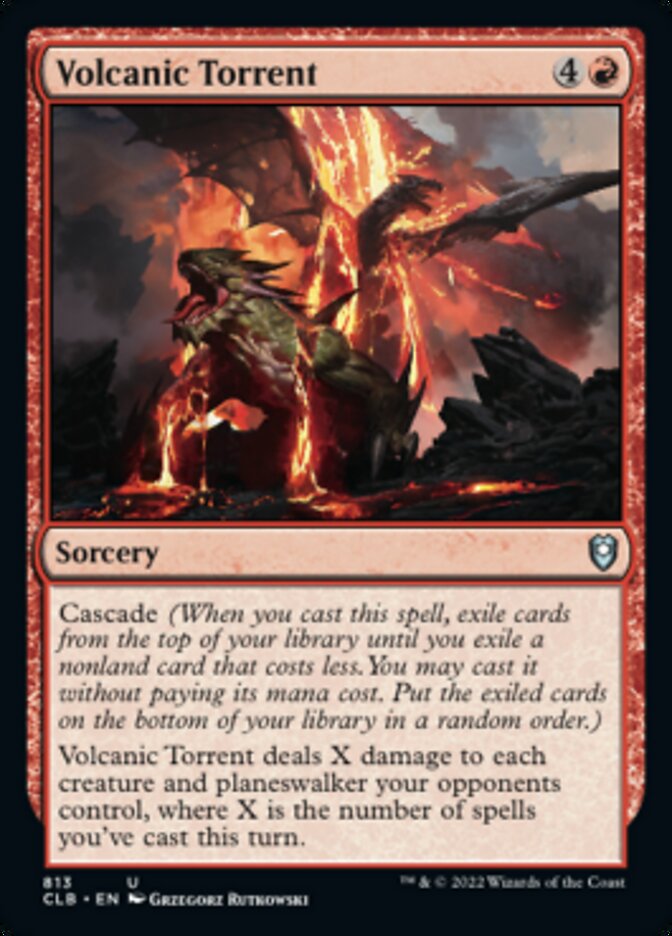 Volcanic Torrent [Commander Legends: Battle for Baldur's Gate] | Jomio and Rueliete's Cards and Comics