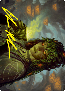 Dina, Soul Steeper Art Card (Gold-Stamped Signature) [Strixhaven: School of Mages Art Series] | Jomio and Rueliete's Cards and Comics