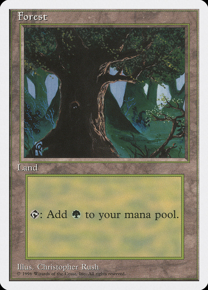 Forest (Creature in Tree Hole) [Introductory Two-Player Set] | Jomio and Rueliete's Cards and Comics