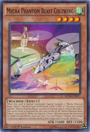 Mecha Phantom Beast Coltwing [MP14-EN077] Common | Jomio and Rueliete's Cards and Comics