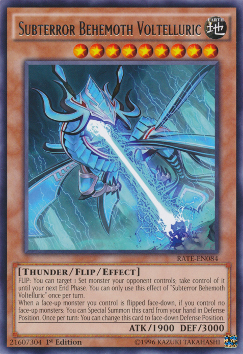 Subterror Behemoth Voltelluric [RATE-EN084] Rare | Jomio and Rueliete's Cards and Comics