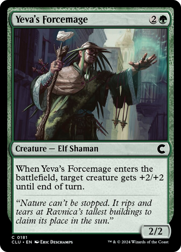 Yeva's Forcemage [Ravnica: Clue Edition] | Jomio and Rueliete's Cards and Comics