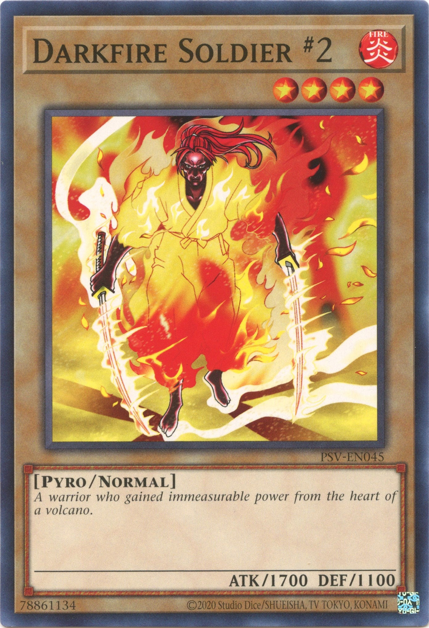 Darkfire Soldier #2 (25th Anniversary) [PSV-EN045] Common | Jomio and Rueliete's Cards and Comics