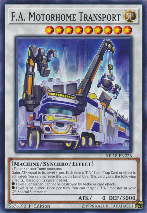F.A. Motorhome Transport [MP18-EN226] Common | Jomio and Rueliete's Cards and Comics