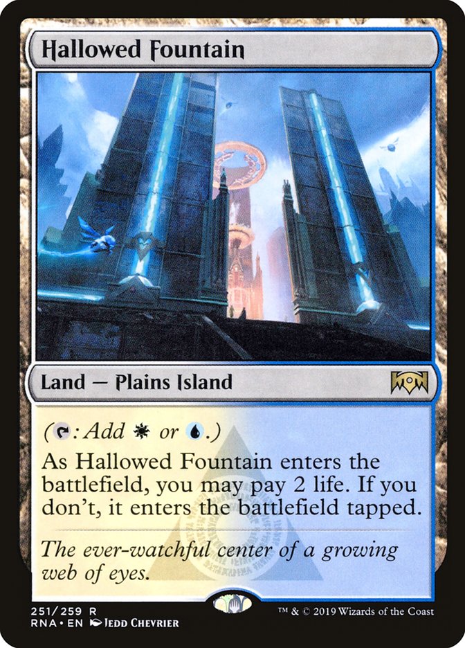 Hallowed Fountain [Ravnica Allegiance] | Jomio and Rueliete's Cards and Comics