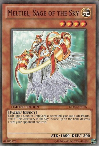 Meltiel, Sage of the Sky [GLD4-EN016] Common | Jomio and Rueliete's Cards and Comics