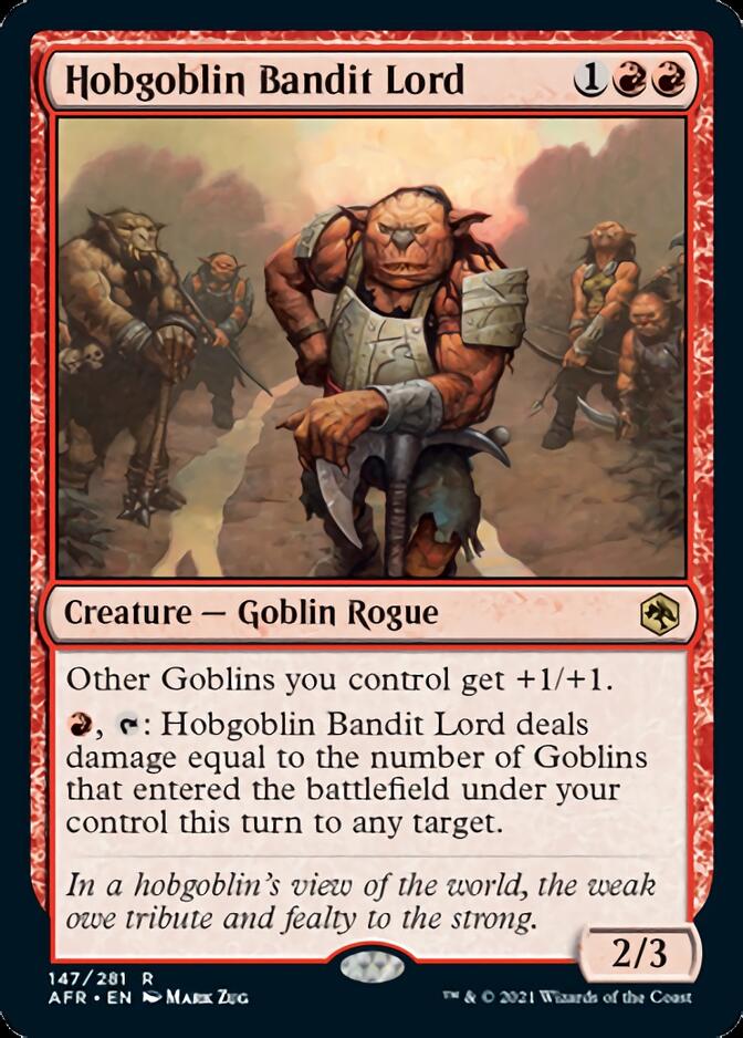 Hobgoblin Bandit Lord [Dungeons & Dragons: Adventures in the Forgotten Realms] | Jomio and Rueliete's Cards and Comics