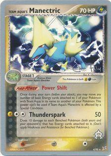 Team Aqua's Manectric (4/95) (Blaziken Tech - Chris Fulop) [World Championships 2004] | Jomio and Rueliete's Cards and Comics