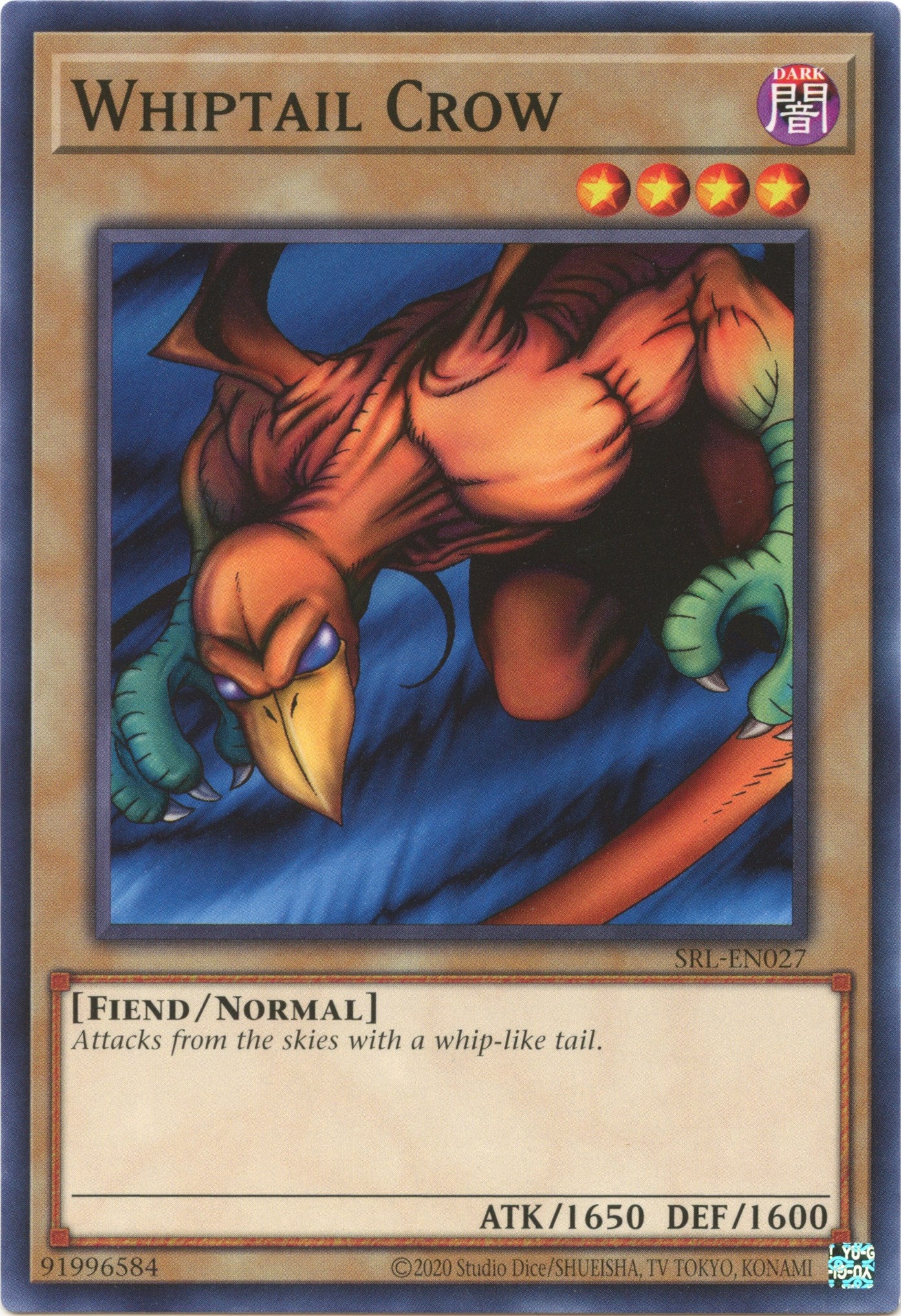 Whiptail Crow (25th Anniversary) [SRL-EN027] Common | Jomio and Rueliete's Cards and Comics