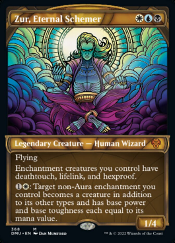 Zur, Eternal Schemer (Showcase Textured) [Dominaria United] | Jomio and Rueliete's Cards and Comics