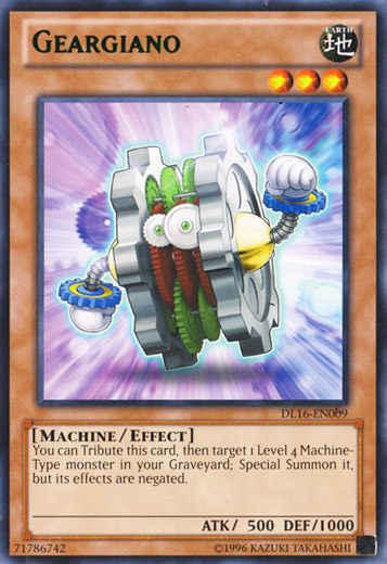Geargiano (Green) [DL16-EN009] Rare | Jomio and Rueliete's Cards and Comics