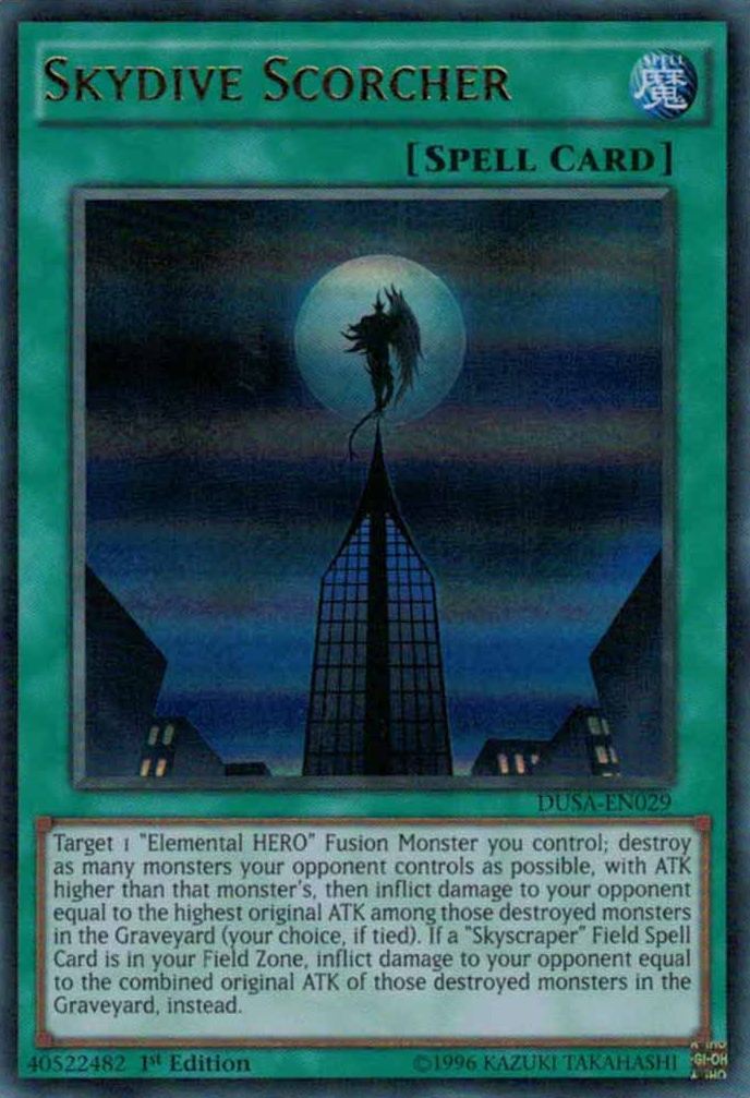 Skydive Scorcher [DUSA-EN029] Ultra Rare | Jomio and Rueliete's Cards and Comics