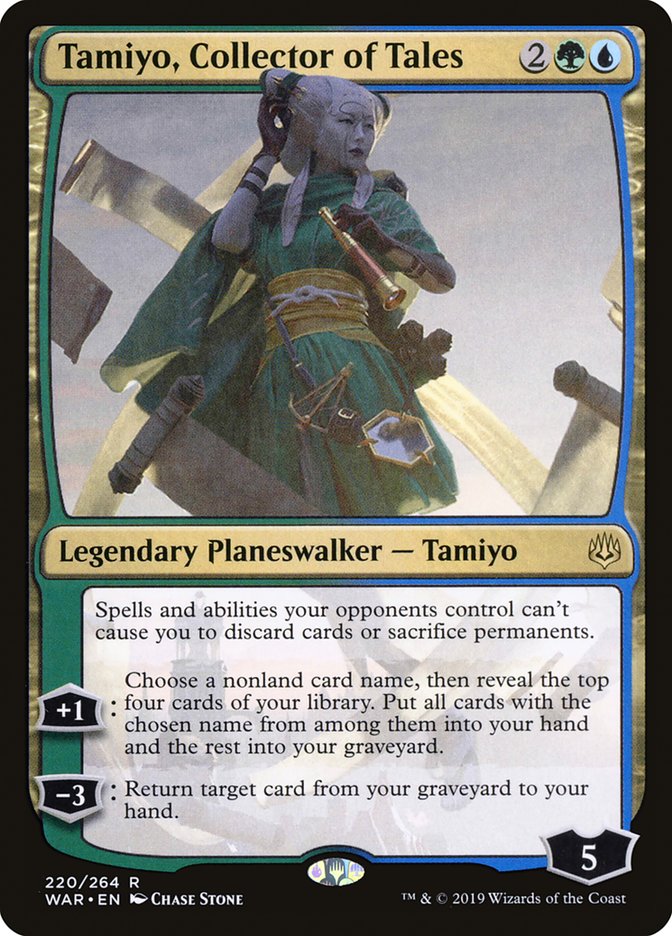 Tamiyo, Collector of Tales [War of the Spark] | Jomio and Rueliete's Cards and Comics