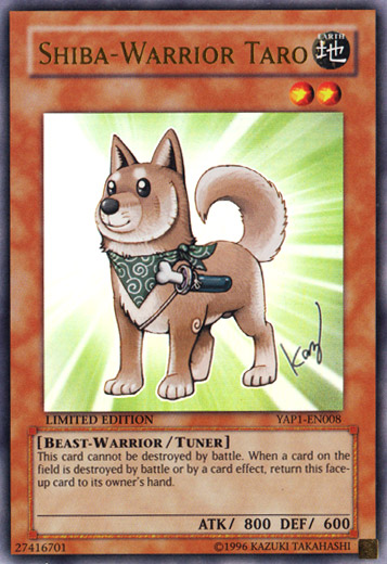 Shiba-Warrior Taro [YAP1-EN008] Ultra Rare | Jomio and Rueliete's Cards and Comics