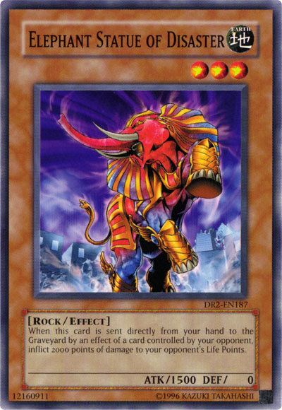 Elephant Statue of Disaster [DR2-EN187] Common | Jomio and Rueliete's Cards and Comics