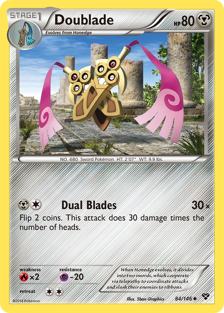 Doublade (84/146) [XY: Base Set] | Jomio and Rueliete's Cards and Comics