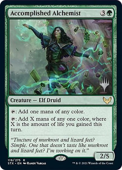 Accomplished Alchemist (Promo Pack) [Strixhaven: School of Mages Promos] | Jomio and Rueliete's Cards and Comics
