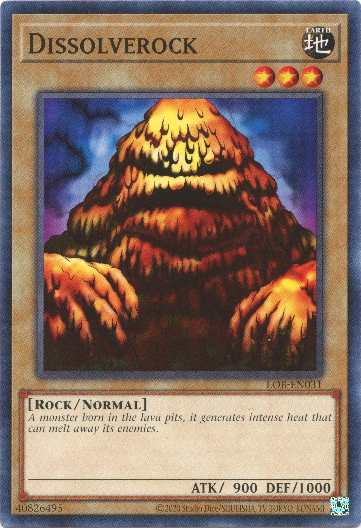 Dissolverock (25th Anniversary) [LOB-EN031] Common | Jomio and Rueliete's Cards and Comics