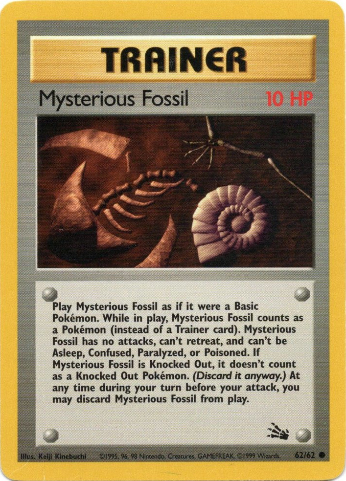 Mysterious Fossil (62/62) [Fossil Unlimited] | Jomio and Rueliete's Cards and Comics