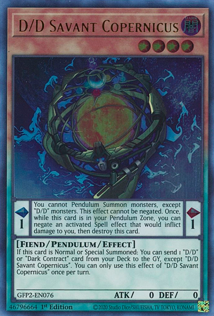 D/D Savant Copernicus [GFP2-EN076] Ultra Rare | Jomio and Rueliete's Cards and Comics
